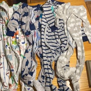 Toddler 12 to 18 month cotton blend pajamas